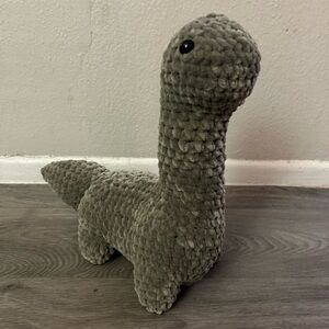 Handmade crochet dinosaur | Default color is green but options are available